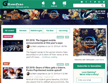 Tablet Screenshot of gamezebo.com